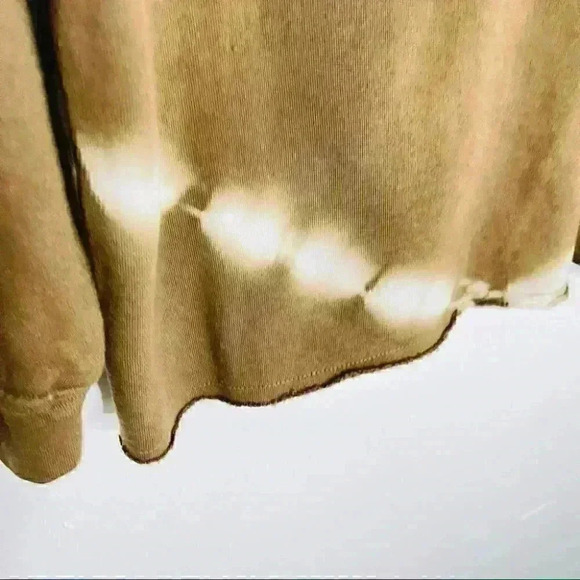 NWT Rails Reeves Tie Dye Sweatshirt In Ivory Chevron Stripe - Picture 6 of 8